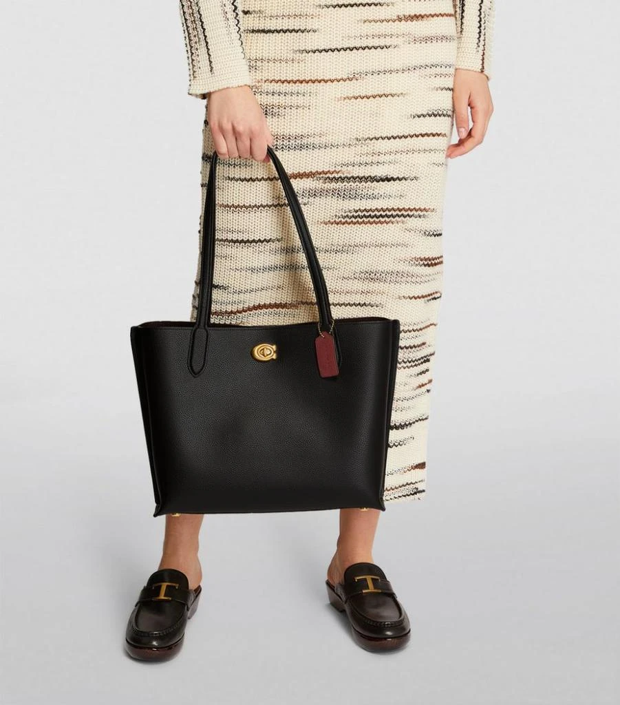 商品Coach|Leather Willow Tote Bag,价格¥3691,第2张图片详细描述