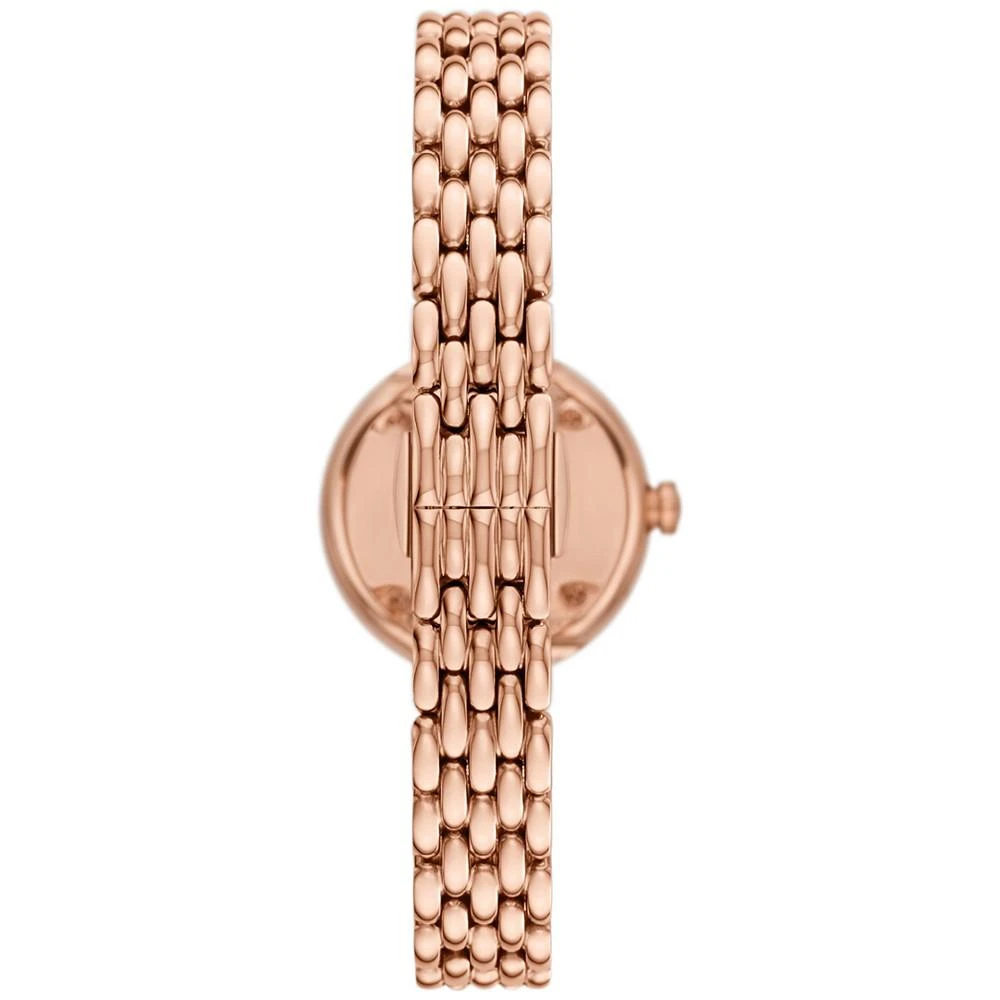 商品Emporio Armani|Women's Rosa Rose Gold-Tone Stainless Steel Bracelet Watch 26mm,价格¥2582,第3张图片详细描述