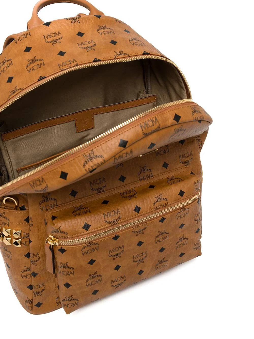 商品【商品预售7天】 MCM|MCM 男士双肩包 MMKAAVE09CO 橙色,价格¥6117,第6张图片详细描述