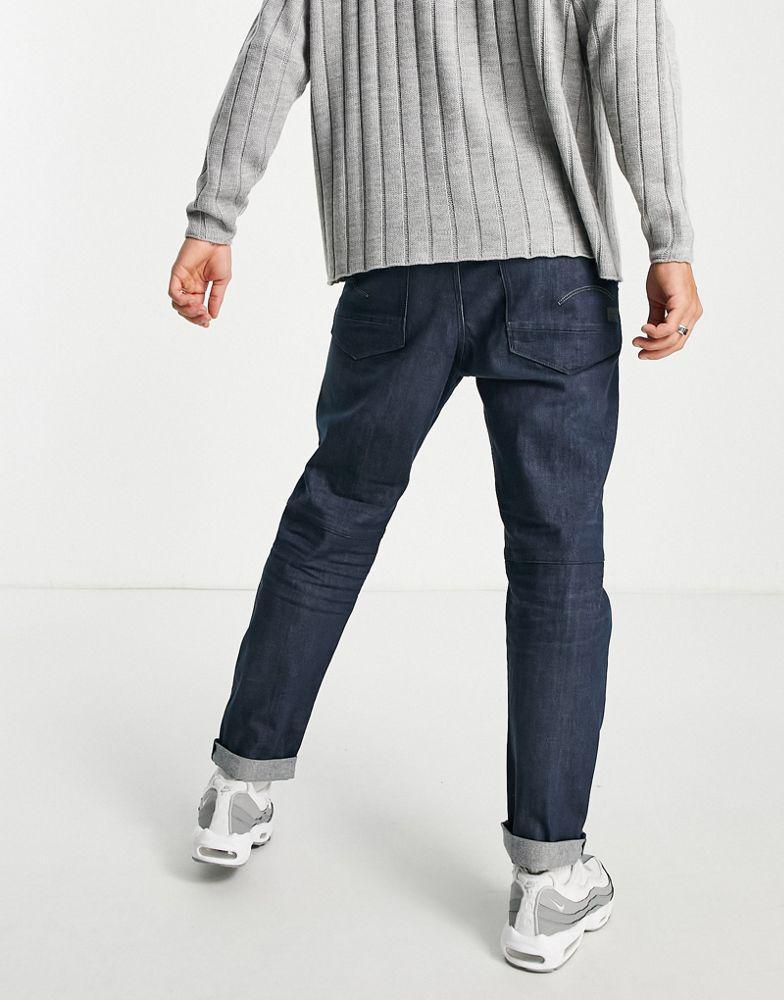 商品G-Star|G-Star Grip 3D relaxed tapered jeans in dark wash,价格¥877,第4张图片详细描述