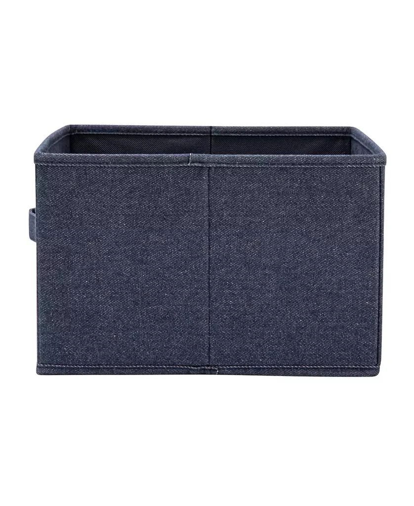 商品Household Essentials|Collapsible Cotton Blend Cube Storage Drawer with Handle, Set of 2,价格¥170,第5张图片详细描述