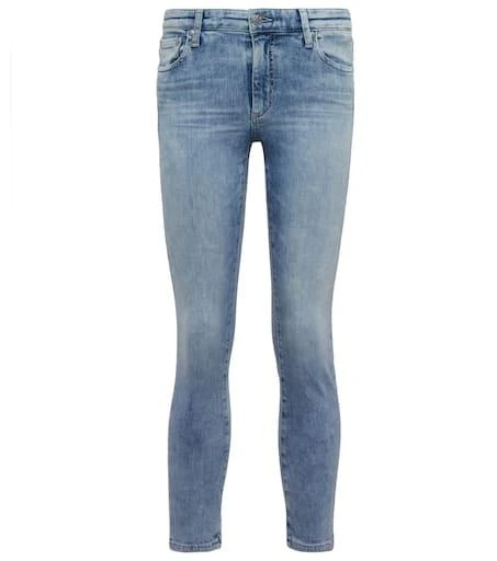 商品AG Jeans|Prima Crop中腰紧身牛仔裤,价格¥1559,第1张图片