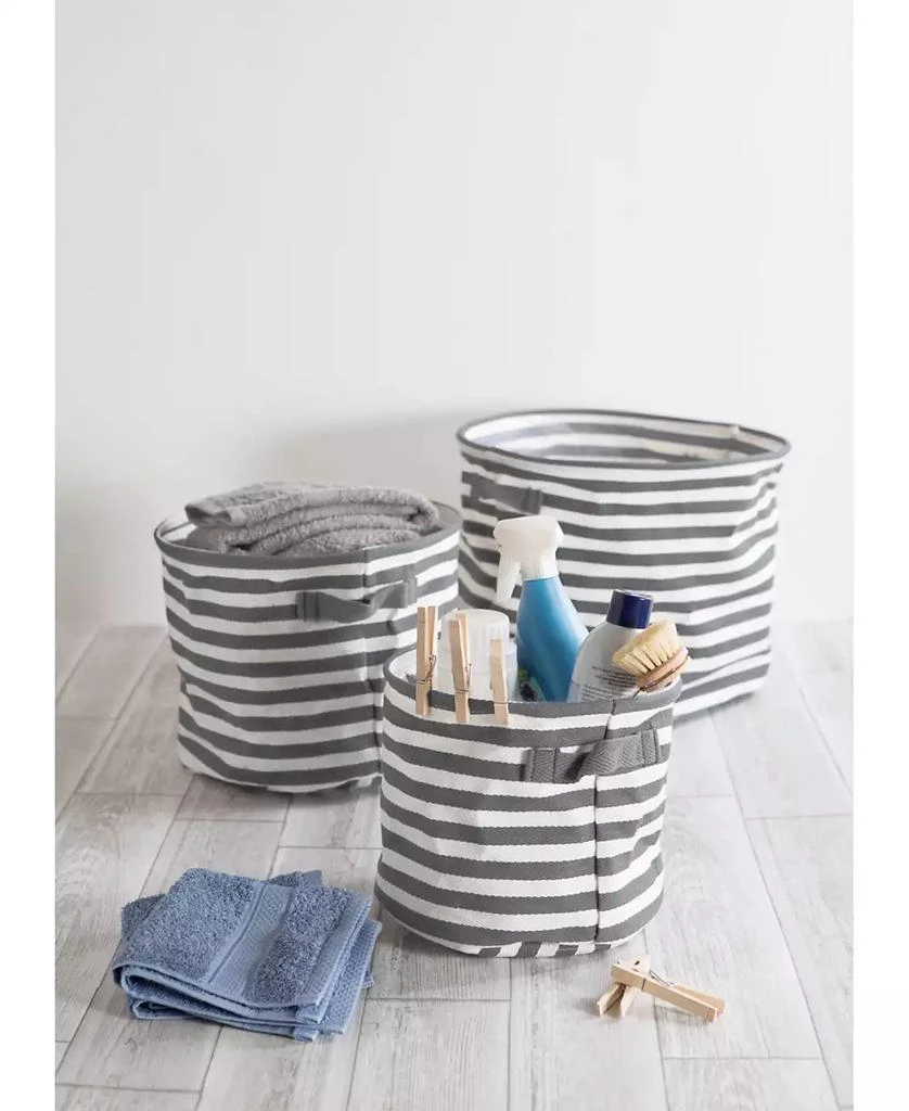 商品Design Imports|Coated Woven Cotton 2-Pc. Storage Bin Set,价格¥276,第1张图片