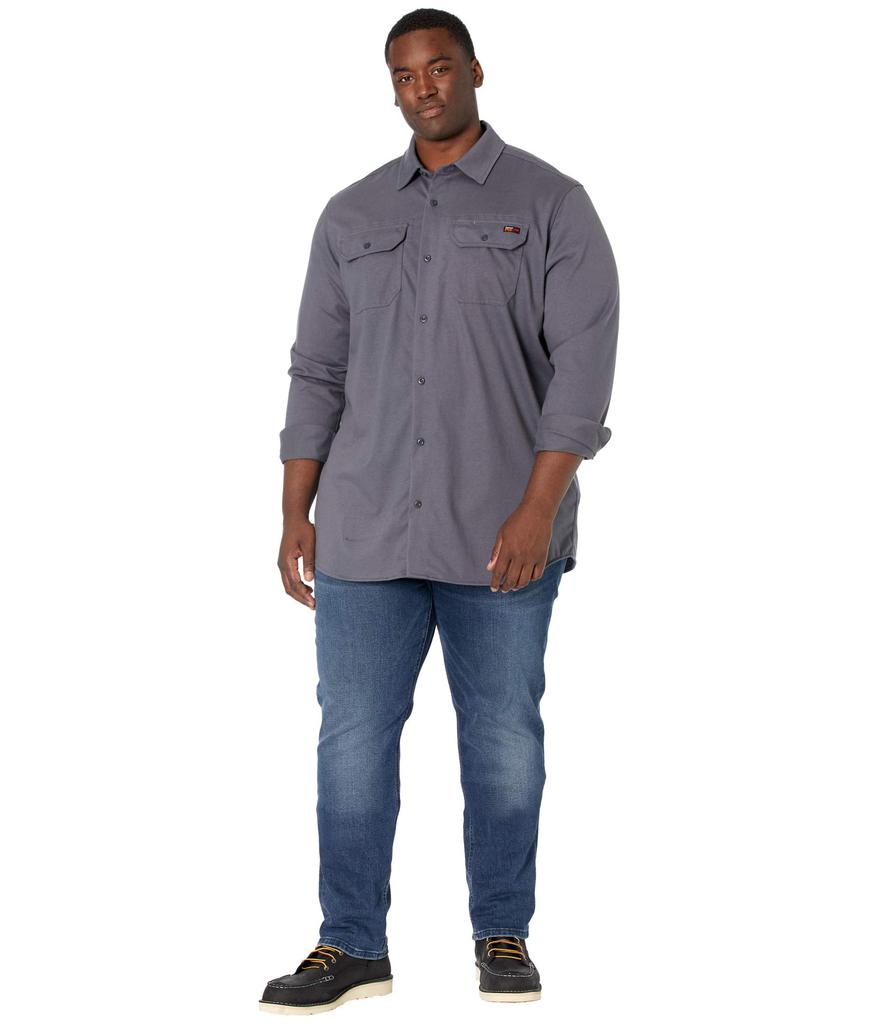 FR Cotton Core Button Front Shirt - Tall商品第4张图片规格展示