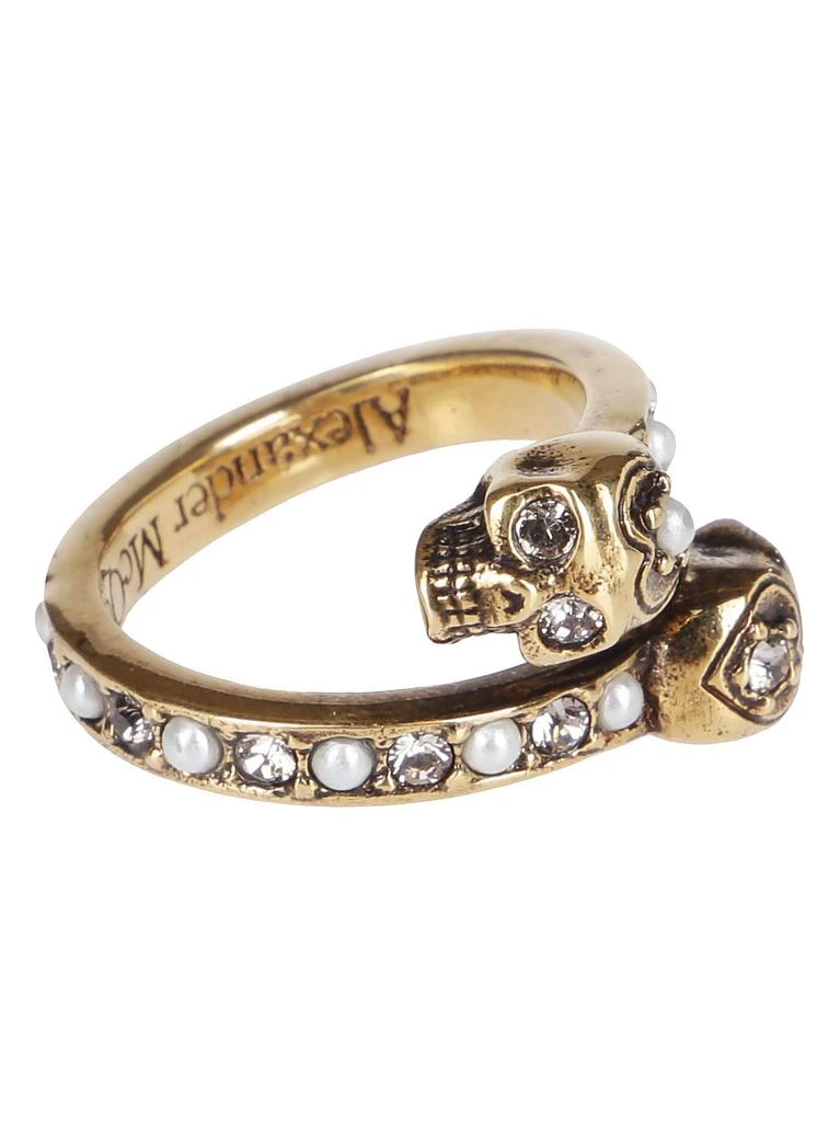 商品Alexander McQueen|Alexander McQueen Wrapped Skull Ring,价格¥1297,第1张图片