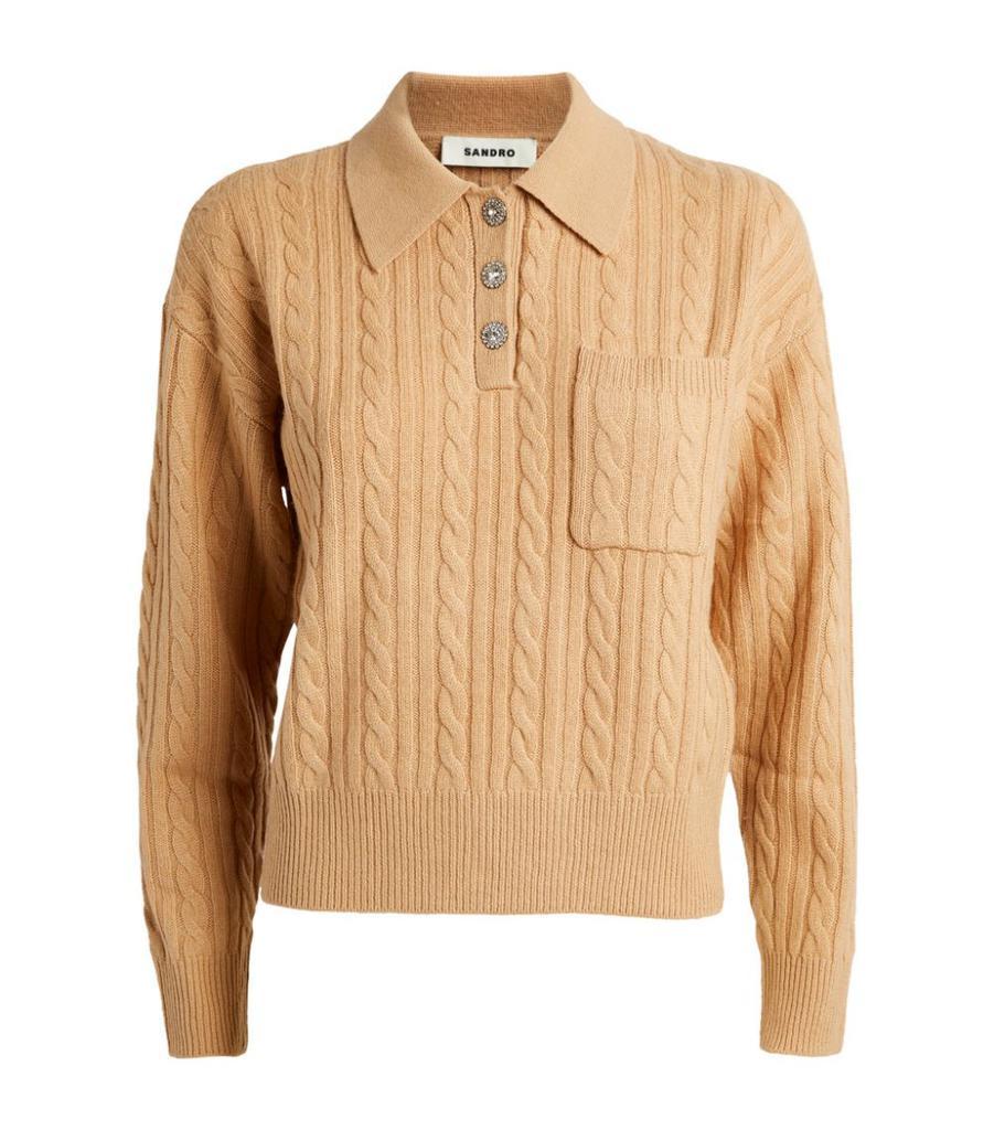 商品Sandro|Wool-Blend Sweater,价格¥1421,第1张图片