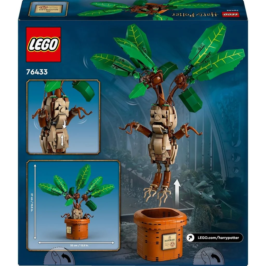 商品LEGO|LEGO Harry Potter Mandrake Magical Plant Toy Figure 76433,价格¥500,第4张图片详细描述