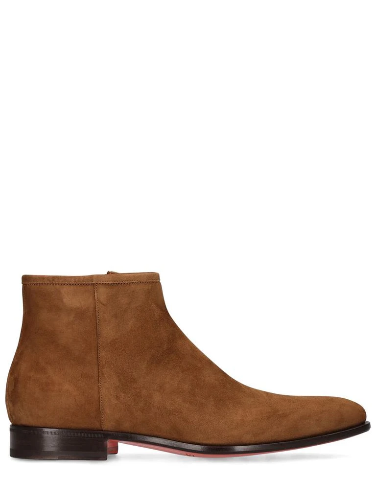 商品Santoni|Perdei Suede Ankle Boots,价格¥3514,第1张图片