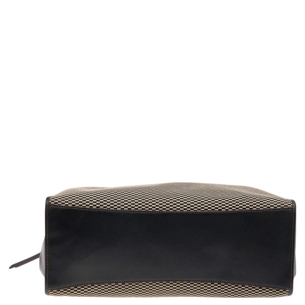 Coach Black/Beige Leather And Fabric Carlyle Madison Shoulder Bag 商品