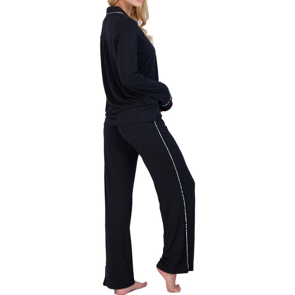 商品P.J. Salvage|PJ Salvage Women's Soft Knit Button Down Pajama Set,价格¥274,第5张图片详细描述