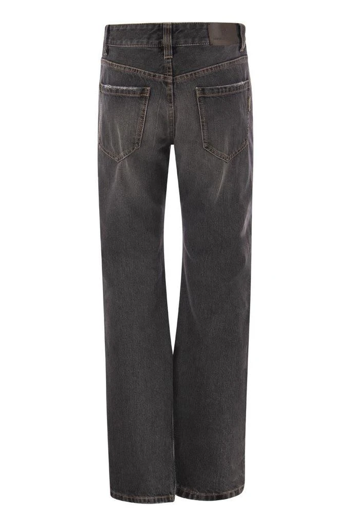商品Brunello Cucinelli|BRUNELLO CUCINELLI Authentic denim trousers with Shiny Tab,价格¥6133,第2张图片详细描述
