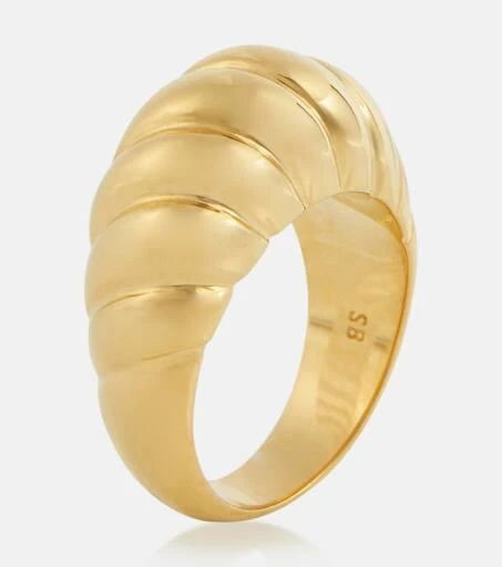 商品Sophie Buhai|Shell Medium 18kt gold-plated sterling silver ring,价格¥3337,第4张图片详细描述