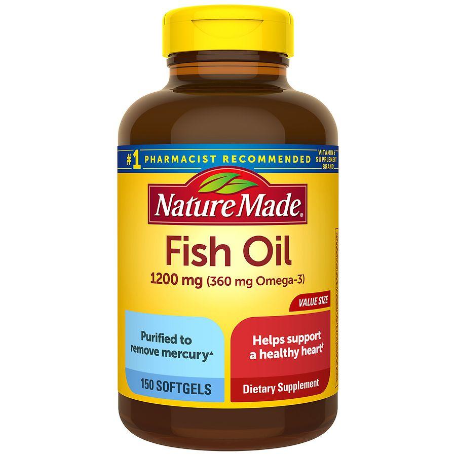 Nature Made | Fish Oil 1200 mg Softgels 198.49元 商品图片