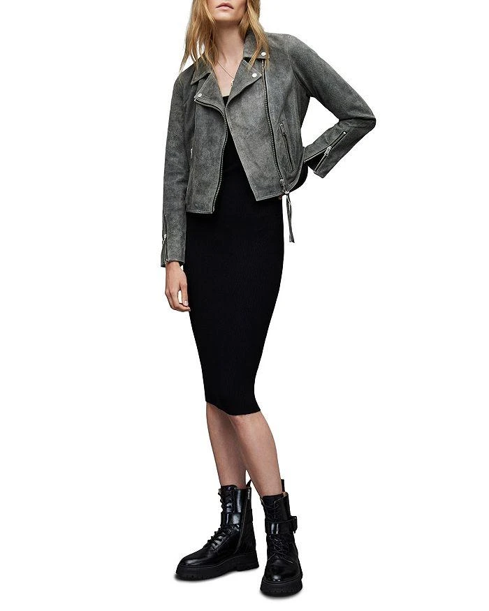 商品ALL SAINTS|Neve Crackle Leather Biker Jacket,价格¥2463,第3张图片详细描述