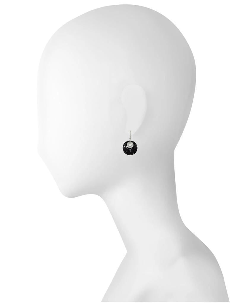 商品Rosato 洛萨朵|White Gold Diamonds and Black Enamel Fenice Earrings,价格¥8053,第2张图片详细描述