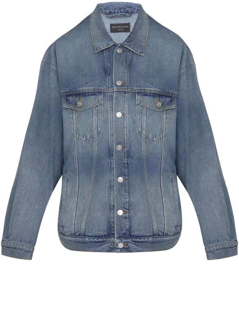 商品Balenciaga|Oversized denim jacket,价格¥5355,第1张图片