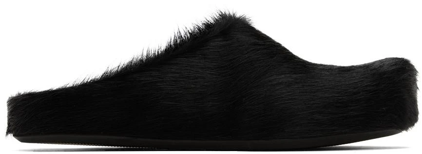 商品Marni|Black Fussbett Sabot Loafers,价格¥6601,第1张图片