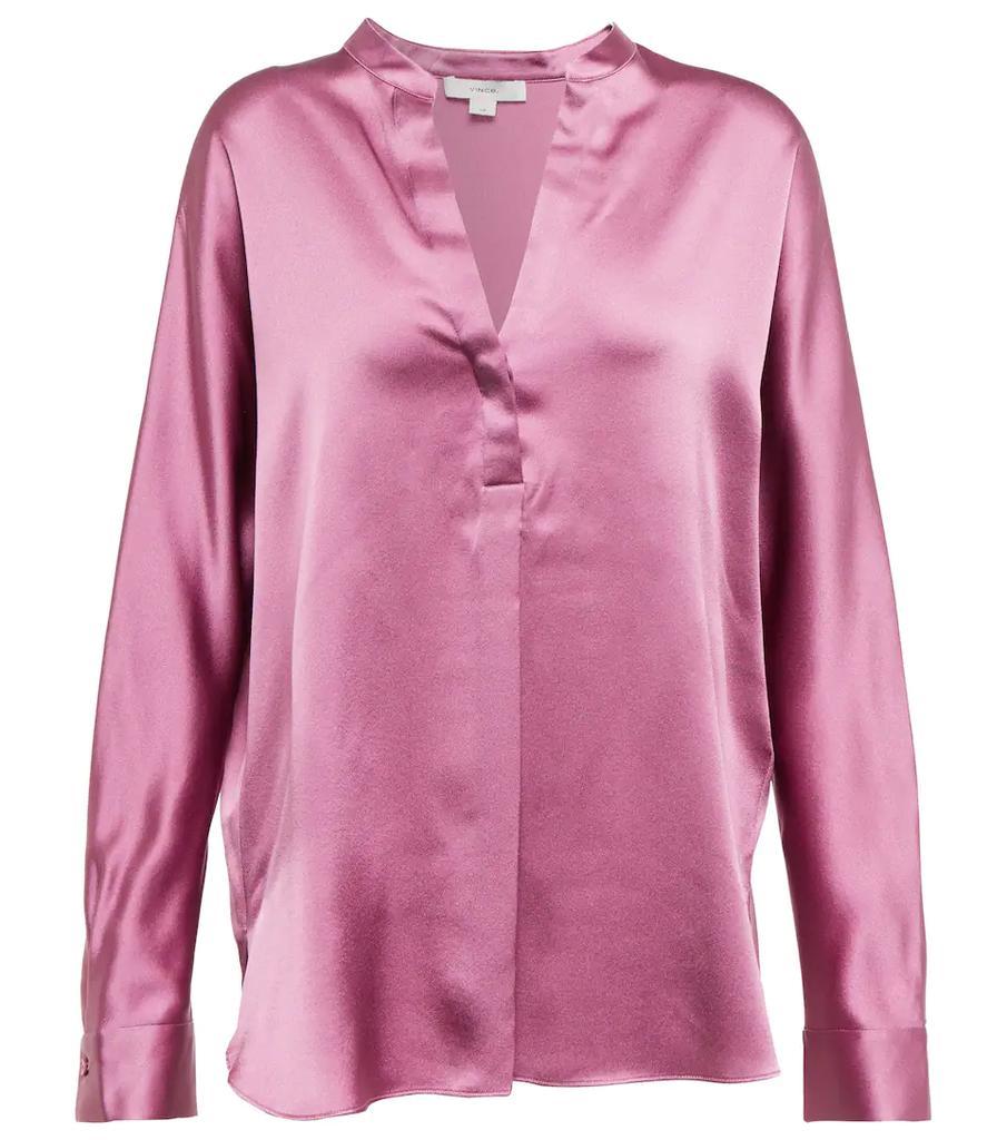 商品Vince|Silk satin blouse,价格¥2387,第1张图片