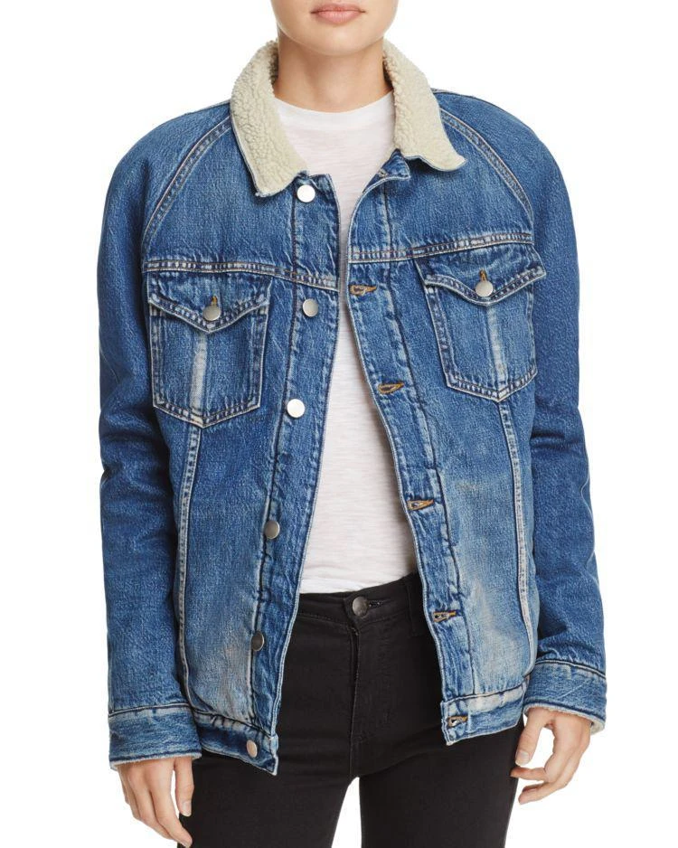 商品FRAME|Le Sherpa Denim Jacket,价格¥2982,第1张图片