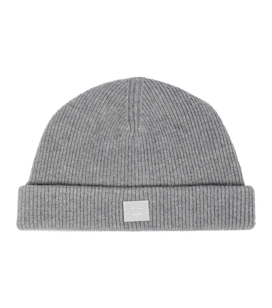 商品Acne Studios|Ribbed-knit wool beanie,价格¥942,第1张图片