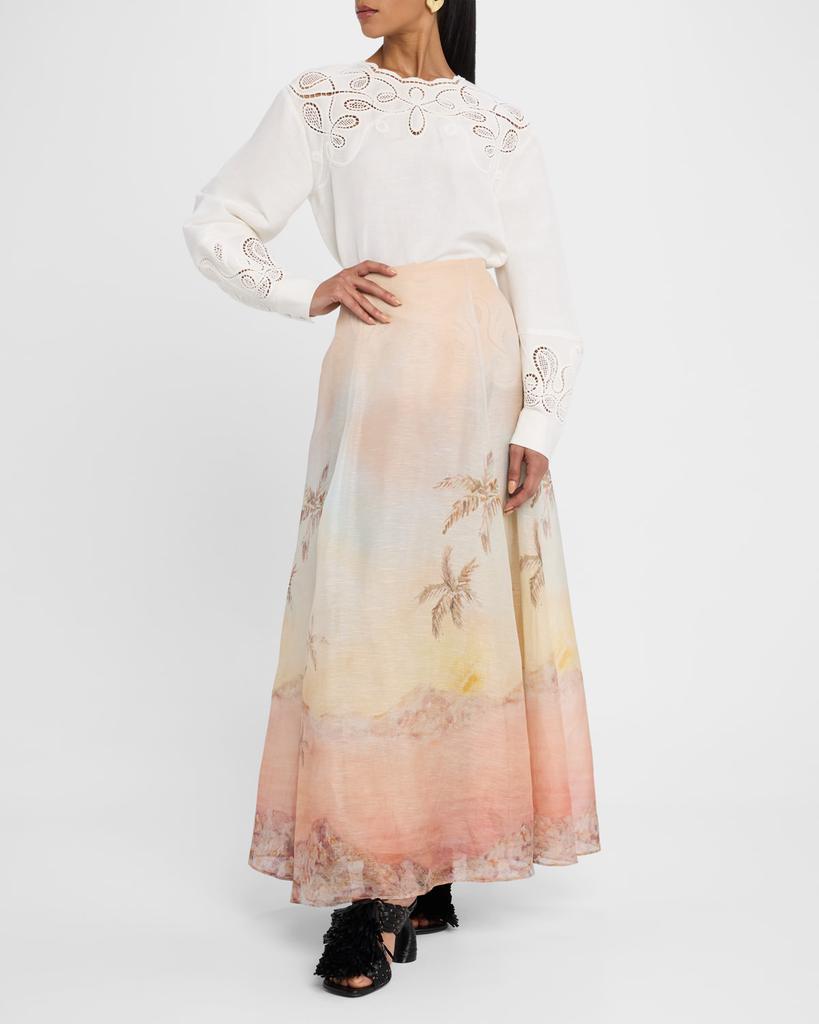 Zimmermann Illuminate A-Line Maxi Skirt - Dresses & Skirts