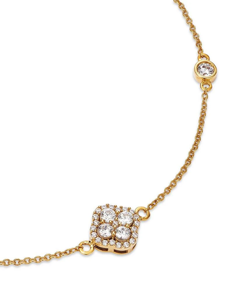 Diamond Clover Station Bracelet in 14K Yellow Gold, 0.70 ct. t.w. - Exclusive 商品