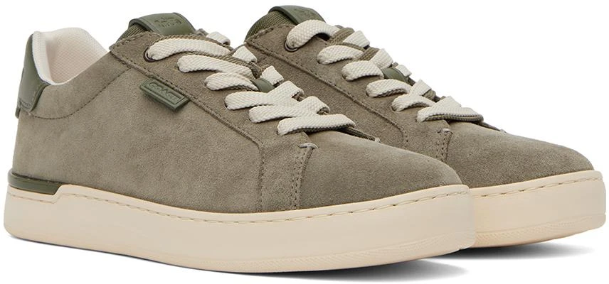 商品Coach|Khaki Lowline Low-Top Sneakers,价格¥396,第4张图片详细描述