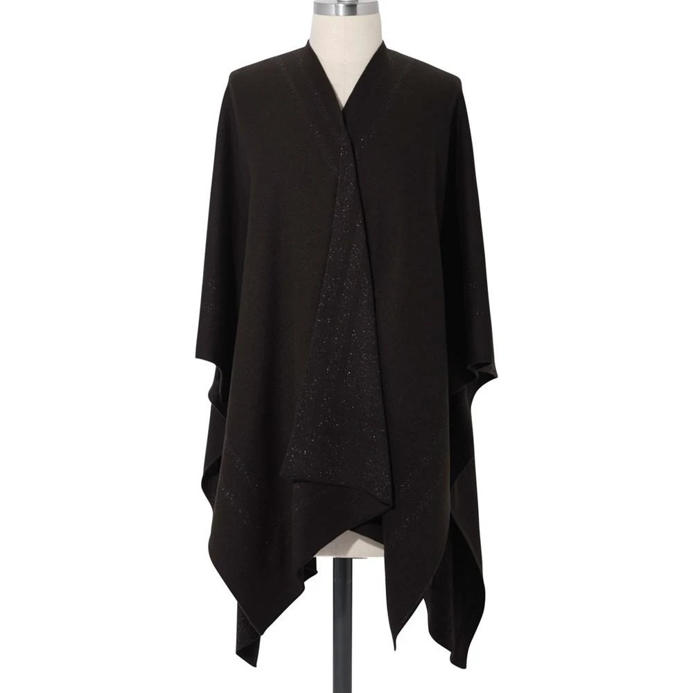 商品Ralph Lauren|Women's Sparkly Reversible Knit Poncho,价格¥817,第2张图片详细描述
