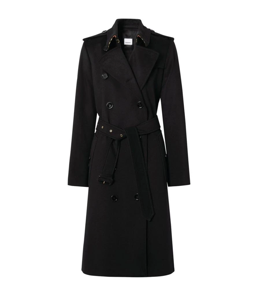 商品Burberry|Cashmere Kensington Trench Coat,价格¥20139,第1张图片