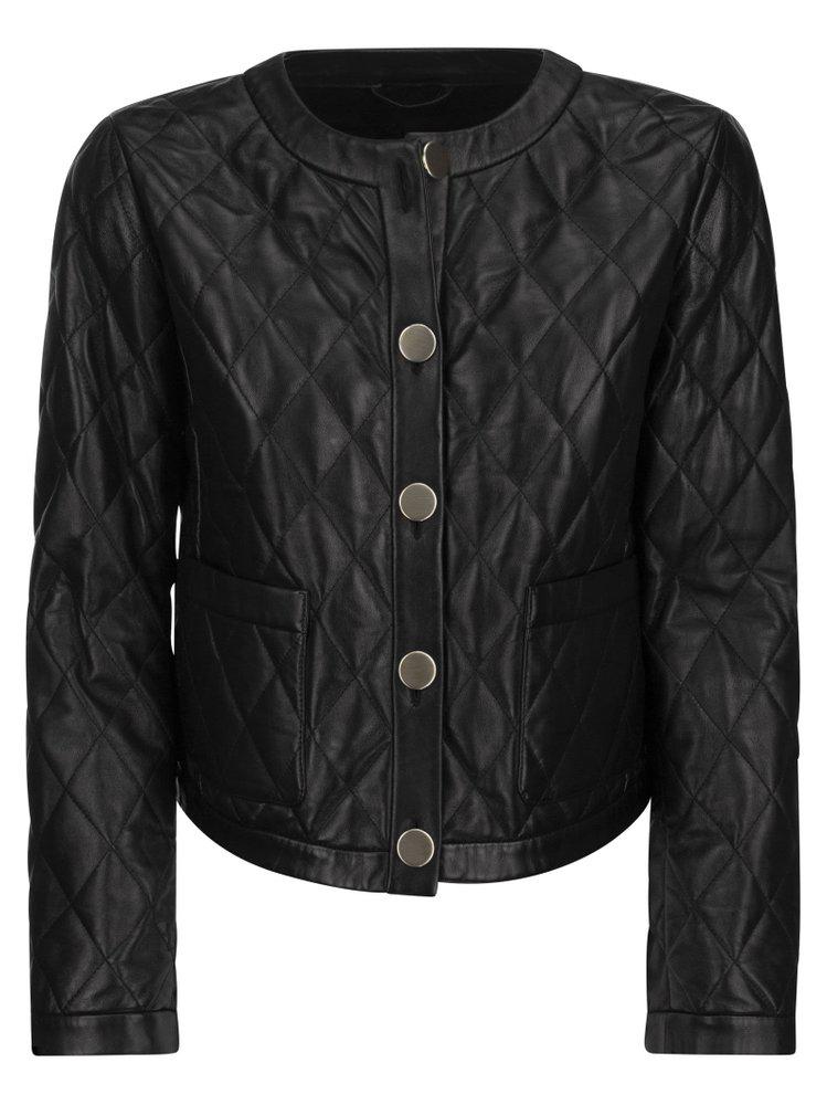 Max Mara Studio Buttoned Quilted Jacket商品第1张图片规格展示