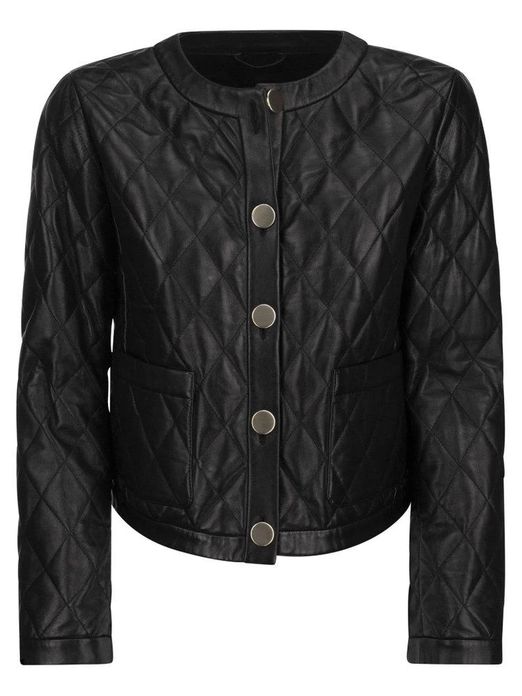 商品Max Mara|Max Mara Studio Buttoned Quilted Jacket,价格¥3969,第1张图片