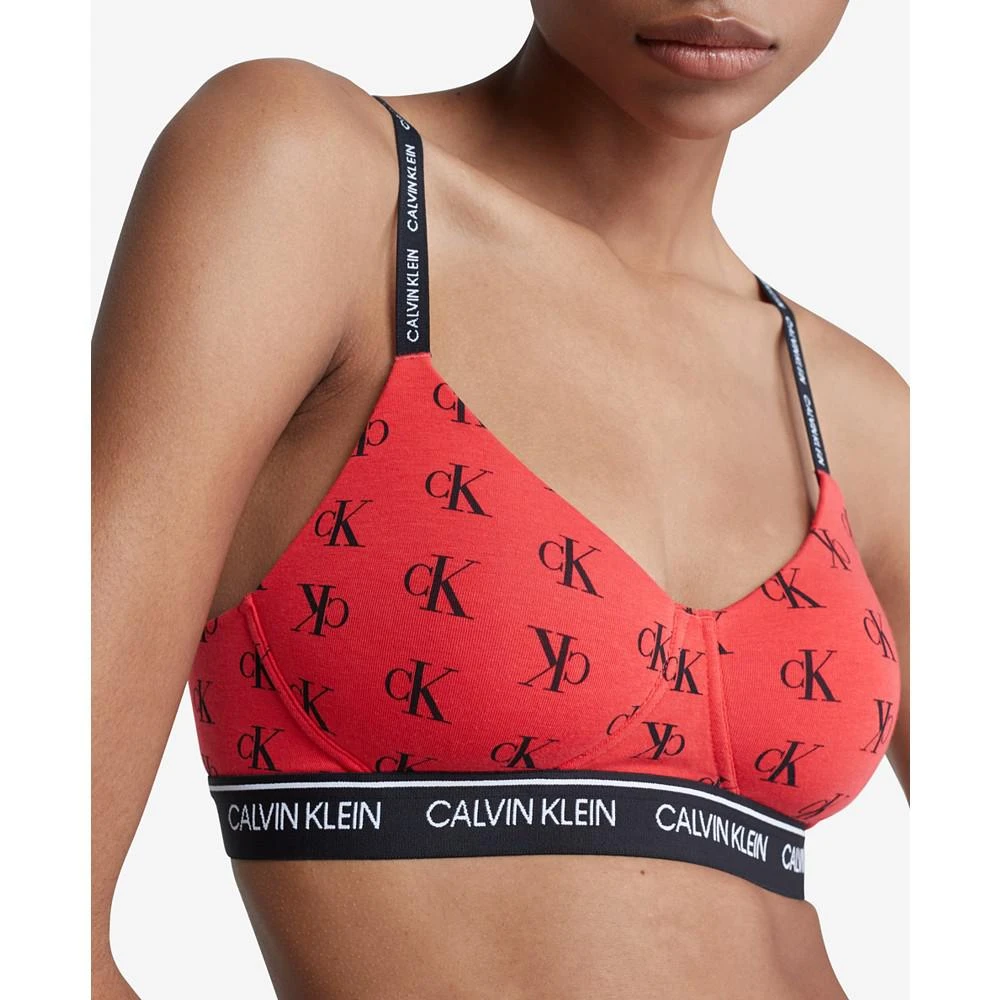 商品Calvin Klein|Archive Logo Lightly Lined Wirefree Bra QF6094,价格¥139,第3张图片详细描述