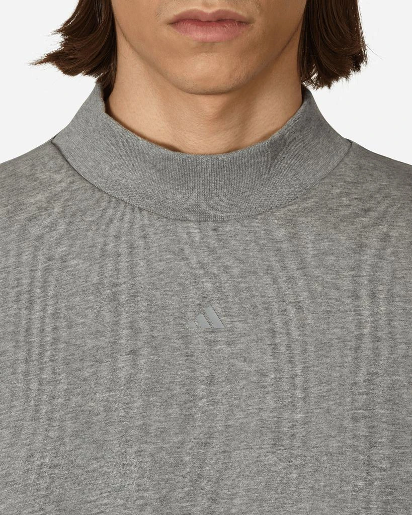 商品Adidas|Basketball Heather Crewneck Sweatshirt Grey,价格¥346,第5张图片详细描述