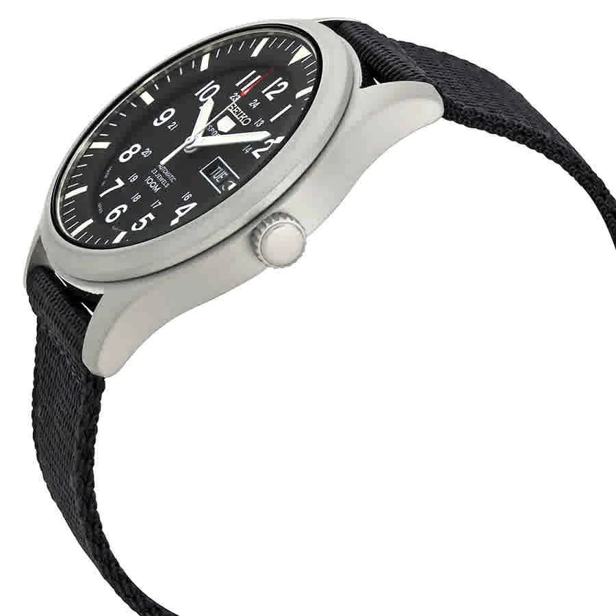 商品Seiko|5 Automatic Black Dial Men's Watch SNZG15J1,价格¥1097,第2张图片详细描述