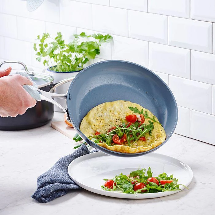 商品Greenpan|Valencia Pro 8" and 10" Ceramic Non-Stick Open Frypan Set,价格¥747,第3张图片详细描述