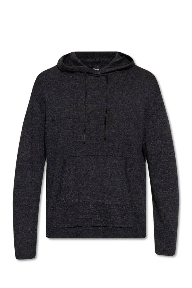 商品Theory|Theory Long-Sleeved Drawstring Knitted Hoodie,价格¥907,第1张图片