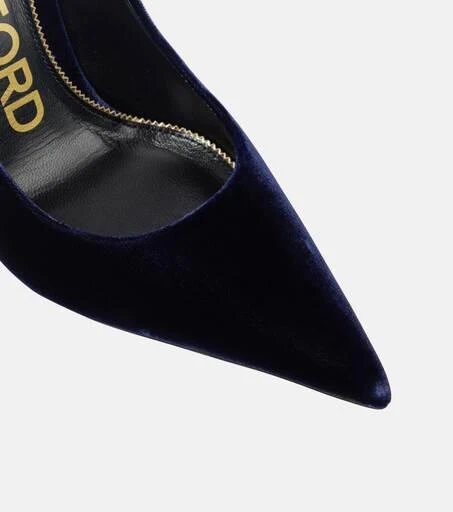 T Screw velvet pumps 商品