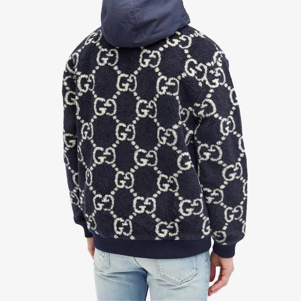商品Gucci|Gucci Jumbo GG High Pile Fleece Jacket,价格¥34318,第3张图片详细描述