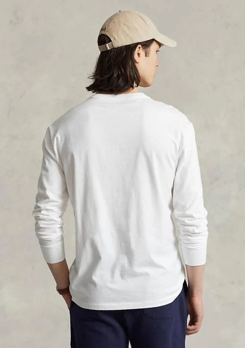 商品Ralph Lauren|Ralph Lauren Classic Fit Jersey Long Sleeve T Shirt,价格¥308,第2张图片详细描述