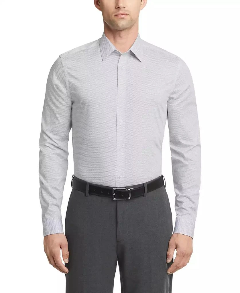 商品Calvin Klein|Men's Steel Slim Fit Stretch Wrinkle Free Dress Shirt,价格¥230,第1张图片