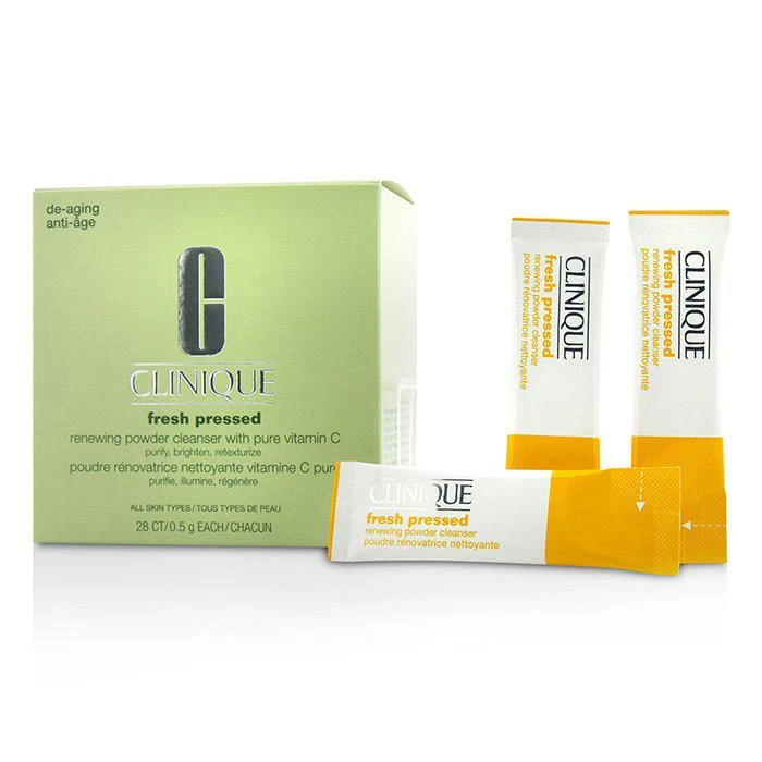 商品Clinique|Clinique 鲜活维C洁面粉 洗面奶-所有肌肤 28x0.5g/0.01oz,价格¥419,第2张图片详细描述