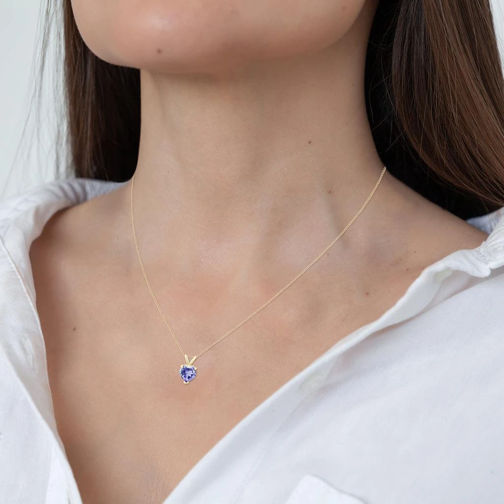 商品SSELECTS|14K  5Mm Heart Tanzanite Pendant,价格¥1159,第5张图片详细描述