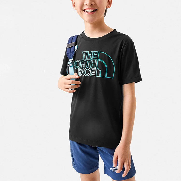 商品[国内直发] The North Face|北面 字母Logo图案印花圆领短袖T恤 儿童款,价格¥256,第4张图片详细描述