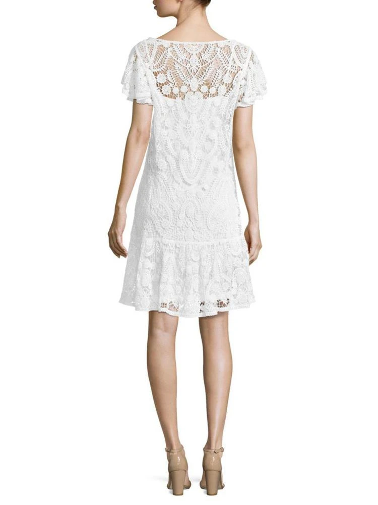 商品Ralph Lauren|Ruffled Lace Dress,价格¥890,第2张图片详细描述