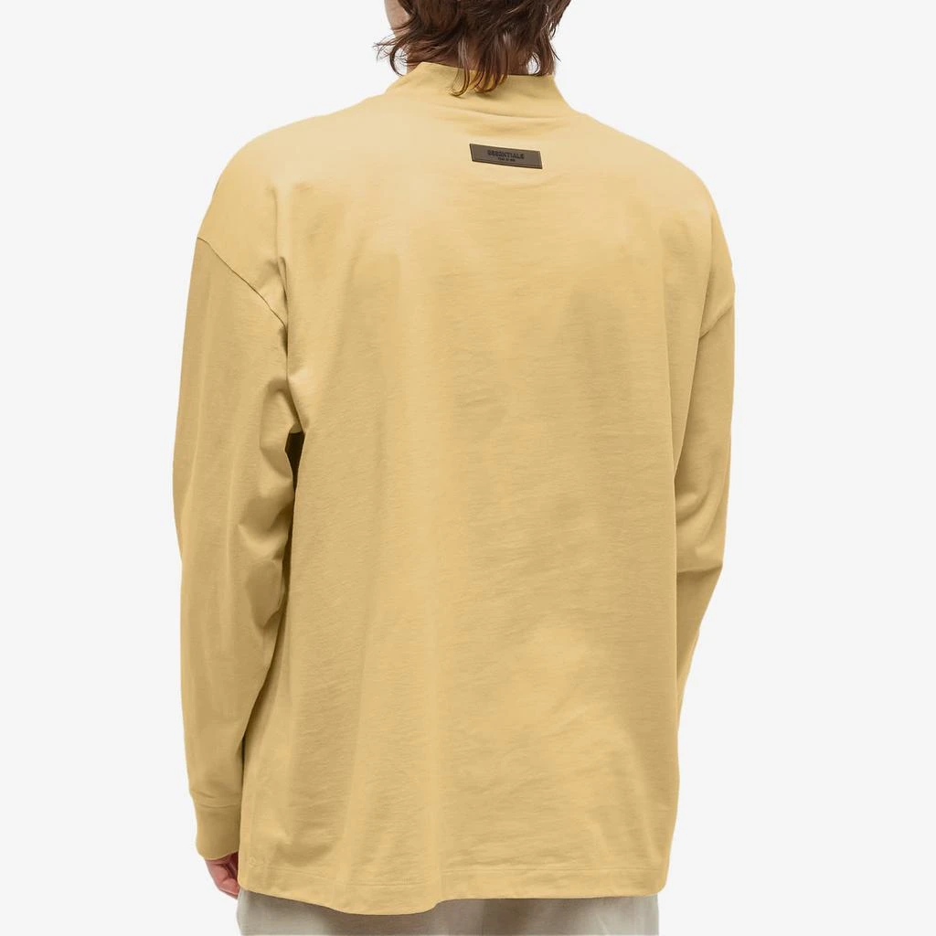 商品Essentials|Fear of God Essentials Long Sleeve T-Shirt - Light Tuscan,价格¥393,第3张图片详细描述