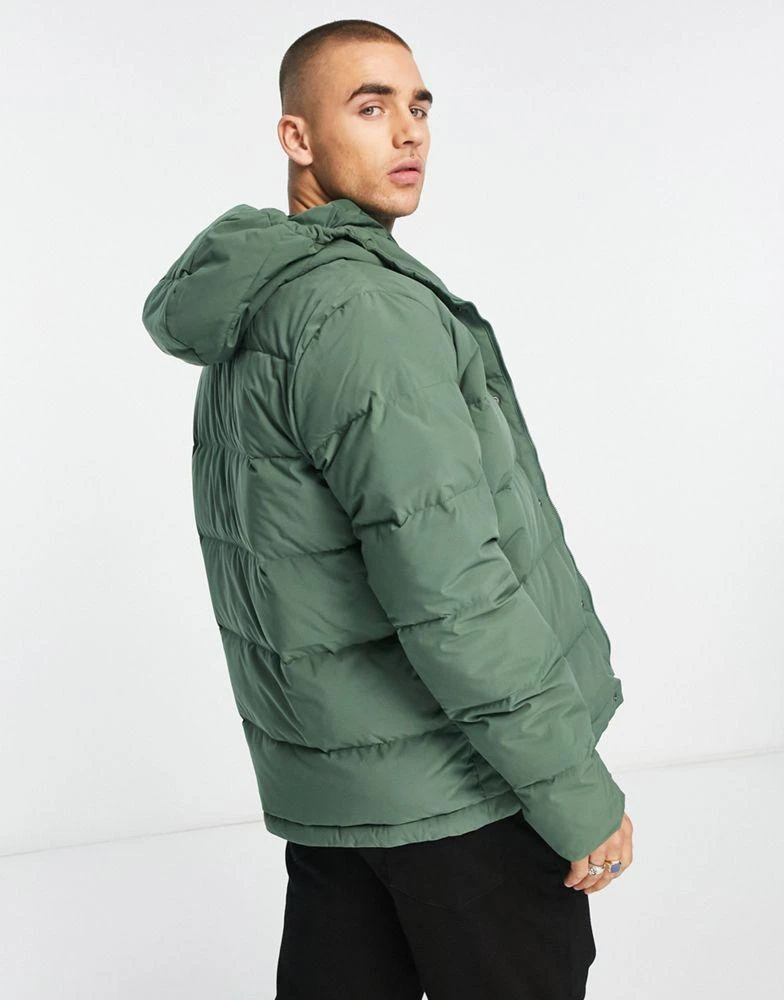 商品Adidas|adidas Outdoor Helionic hooded puffer jacket in green,价格¥705,第2张图片详细描述