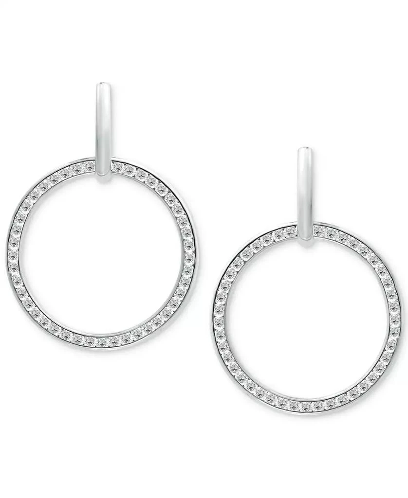 商品Giani Bernini|Cubic Zirconia Circle Drop Earrings, Created for Macy's,价格¥237,第1张图片