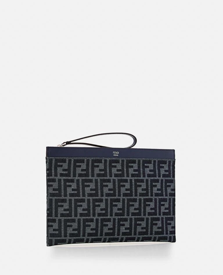 商品Fendi|Flat Pouch M Jacquard Ff 19,价格¥3329,第2张图片详细描述