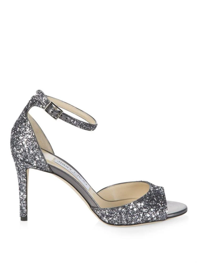 商品Jimmy Choo|Star Coarse Glitter Sandals,价格¥2063,第5张图片详细描述