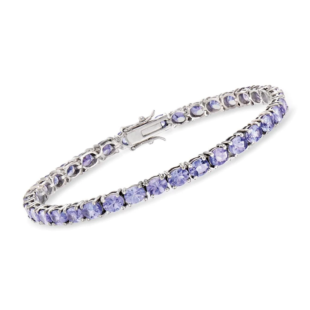 商品Ross-Simons|Tanzanite Tennis Bracelet in Sterling Silver,价格¥4421,第1张图片